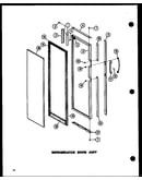 Refrigerator door assy (sr25w-c/p60350-39wc) (sr25w/p60350-39w) (sr25w-a/p60350-39wa) (sr25w-l/p60350-38wl) (sr25w-ag/p60350-39wg) (sd25w-c/p60350-40wc) (sd25w/p60350-40w) (sd25w-a/p60350-40wa) (sd25w-l/p60350-40wl) (sd25w-ag/p60350-40wg) (sr22w-c/p60350-