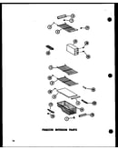 Freezer interior parts (sr25w-c/p60350-39wc) (sr25w/p60350-39w) (sr25w-a/p60350-39wa) (sr25w-l/p60350-38wl) (sr25w-ag/p60350-39wg) (sd25w-c/p60350-40wc) (sd25w/p60350-40w) (sd25w-a/p60350-40wa) (sd25w-l/p60350-40wl) (sd25w-ag/p60350-40wg) (sr22w-c/p60350-