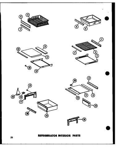 Refrigerator interior parts (sr25w-c/p60350-39wc) (sr25w/p60350-39w) (sr25w-a/p60350-39wa) (sr25w-l/p60350-38wl) (sr25w-ag/p60350-39wg) (sd25w-c/p60350-40wc) (sd25w/p60350-40w) (sd25w-a/p60350-40wa) (sd25w-l/p60350-40wl) (sd25w-ag/p60350-40wg) (sr22w-c/p6