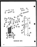 Evaporator parts (sr25w-c/p60350-39wc) (sr25w/p60350-39w) (sr25w-a/p60350-39wa) (sr25w-l/p60350-38wl) (sr25w-ag/p60350-39wg) (sd25w-c/p60350-40wc) (sd25w/p60350-40w) (sd25w-a/p60350-40wa) (sd25w-l/p60350-40wl) (sd25w-ag/p60350-40wg) (sr22w-c/p60350-42wc)