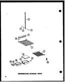 Refrigerator interior parts (sp19w-c/p60350-46wc) (sp19w/p60350-46w) (sp19w-a/p60350-46wa) (sp19w-l/p60350-46wl) (sp19w-ag/p60350-46wg) (sp17w-ag/p60350-50wg) (sp17w/p60350-50w) (sp17w-l/p60350-50wl) (sp17w-c/p60350-50wc) (sp17w-a/p60350-wa) (sp17w/p60350