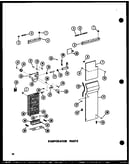 Evaporator parts (sp19w-c/p60350-46wc) (sp19w/p60350-46w) (sp19w-a/p60350-46wa) (sp19w-l/p60350-46wl) (sp19w-ag/p60350-46wg) (sp17w-ag/p60350-50wg) (sp17w/p60350-50w) (sp17w-l/p60350-50wl) (sp17w-c/p60350-50wc) (sp17w-a/p60350-wa) (sp17w/p60350-53w) (sp17