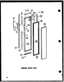 Freezer door assy (sr25w-c/p73320-17wc) (sr25w-a/p73320-17wa) (sr25w-ag/p73320-17wg) (sr25w/p73320-17w) (sr25w-l/p73320-17wl) (sd25w-c/p73320-18wc) (sd25w/p73320-18w) (sd25w-a/p73320-18wa) (sd25w-l/p73320-18wl) (sd25w-ag/p73320-18wg) (sr22w-c/p73320-20wc)
