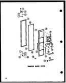 Freezer door parts (sr25w-c/p73320-17wc) (sr25w-a/p73320-17wa) (sr25w-ag/p73320-17wg) (sr25w/p73320-17w) (sr25w-l/p73320-17wl) (sd25w-c/p73320-18wc) (sd25w/p73320-18w) (sd25w-a/p73320-18wa) (sd25w-l/p73320-18wl) (sd25w-ag/p73320-18wg) (sr22w-c/p73320-20wc