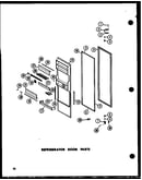 Refrigerator door parts (sr25w-c/p73320-17wc) (sr25w-a/p73320-17wa) (sr25w-ag/p73320-17wg) (sr25w/p73320-17w) (sr25w-l/p73320-17wl) (sd25w-c/p73320-18wc) (sd25w/p73320-18w) (sd25w-a/p73320-18wa) (sd25w-l/p73320-18wl) (sd25w-ag/p73320-18wg) (sr22w-c/p73320