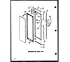 Amana ESR22N-P73320-23W refrigerator door assy (sr25w-c/p73320-17wc) (sr25w-a/p73320-17wa) (sr25w-ag/p73320-17wg) (sr25w/p73320-17w) (sr25w-l/p73320-17wl) (sd25w-c/p73320-18wc) (sd25w/p73320-18w) (sd25w-a/p73320-18wa) (sd25w-l/p73320-18wl) (sd25w-ag/p73320-18wg) (sr22w-c/p73320- diagram