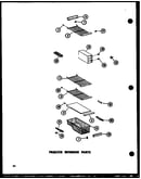 Freezer interior parts (sr25w-c/p73320-17wc) (sr25w-a/p73320-17wa) (sr25w-ag/p73320-17wg) (sr25w/p73320-17w) (sr25w-l/p73320-17wl) (sd25w-c/p73320-18wc) (sd25w/p73320-18w) (sd25w-a/p73320-18wa) (sd25w-l/p73320-18wl) (sd25w-ag/p73320-18wg) (sr22w-c/p73320-