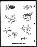 Refrigerator interior parts (sr25w-c/p73320-17wc) (sr25w-a/p73320-17wa) (sr25w-ag/p73320-17wg) (sr25w/p73320-17w) (sr25w-l/p73320-17wl) (sd25w-c/p73320-18wc) (sd25w/p73320-18w) (sd25w-a/p73320-18wa) (sd25w-l/p73320-18wl) (sd25w-ag/p73320-18wg) (sr22w-c/p7