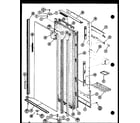 Amana SRI25F-L-P7700006WL refrigerator door assembly (sdi22f/p7700005w) (sdi22f-g/p7700005wg) (sdi22f-l/p7700005wl) (sri25f-g/p7700006wg) (sri25f-a/p7700006wa) (sri25f-c/p7700006wc) (sri25f-l/p7700006wl) (sri25f/p7700006w) (sdi22f/p7700011w) (sdi22f-g/p7700011wg) (sdi22f-l/p770001 diagram
