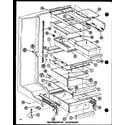 Amana SRI19F-P7700010W refrigerator accessory diagram