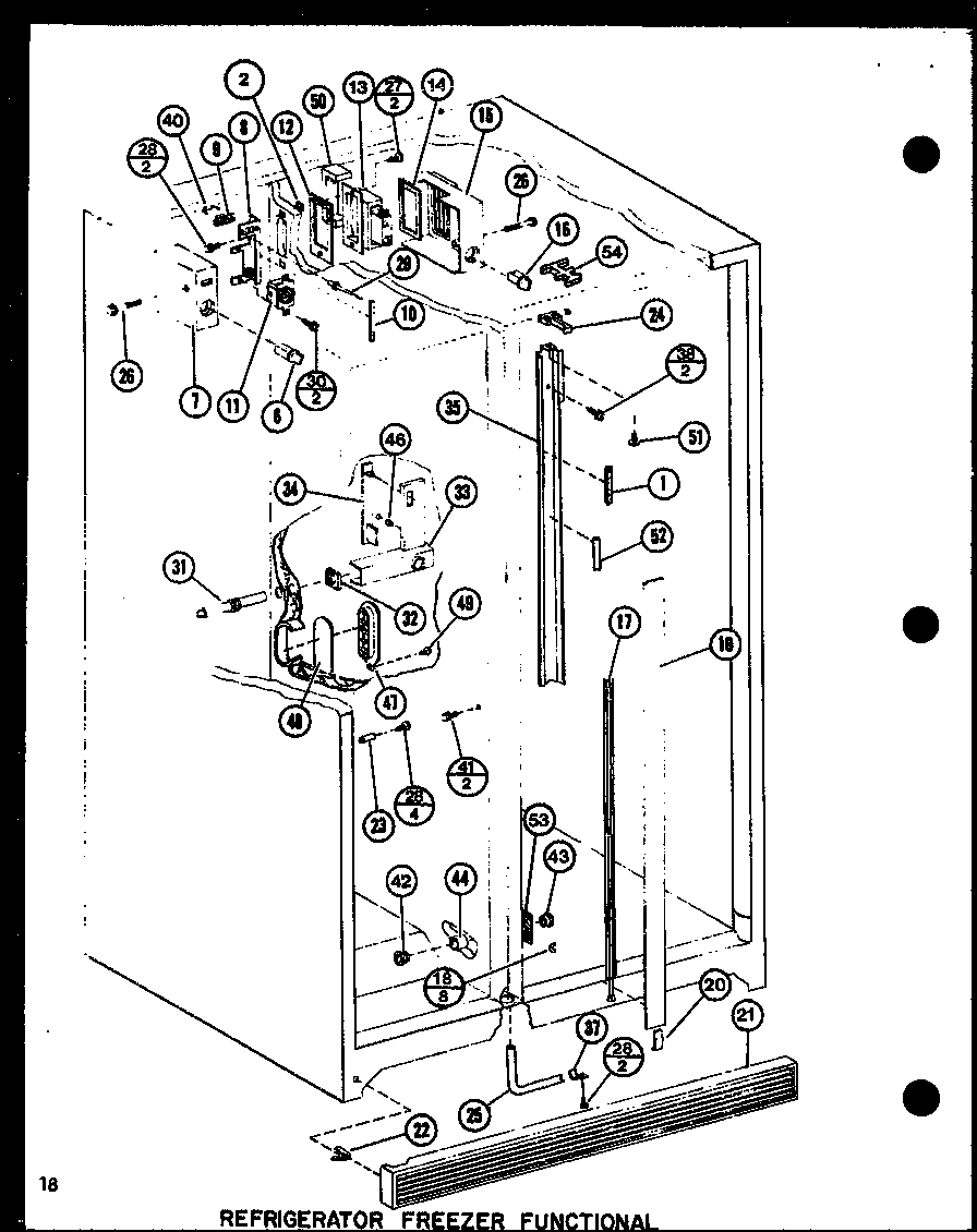 REFRIGERATOR FREEZER FUNCTIONAL