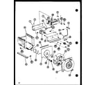 Amana SRI19F-G-P7700010WG icemaker/fan, motor diagram