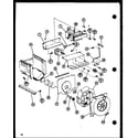 Amana SRI19F-P7700010W icemaker/fan, motor diagram