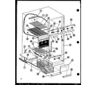 Amana SLDI25F-P7642104W freezer shelves diagram