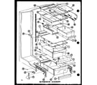 Amana SLDI25F-P7642103W refrigerator accessory diagram