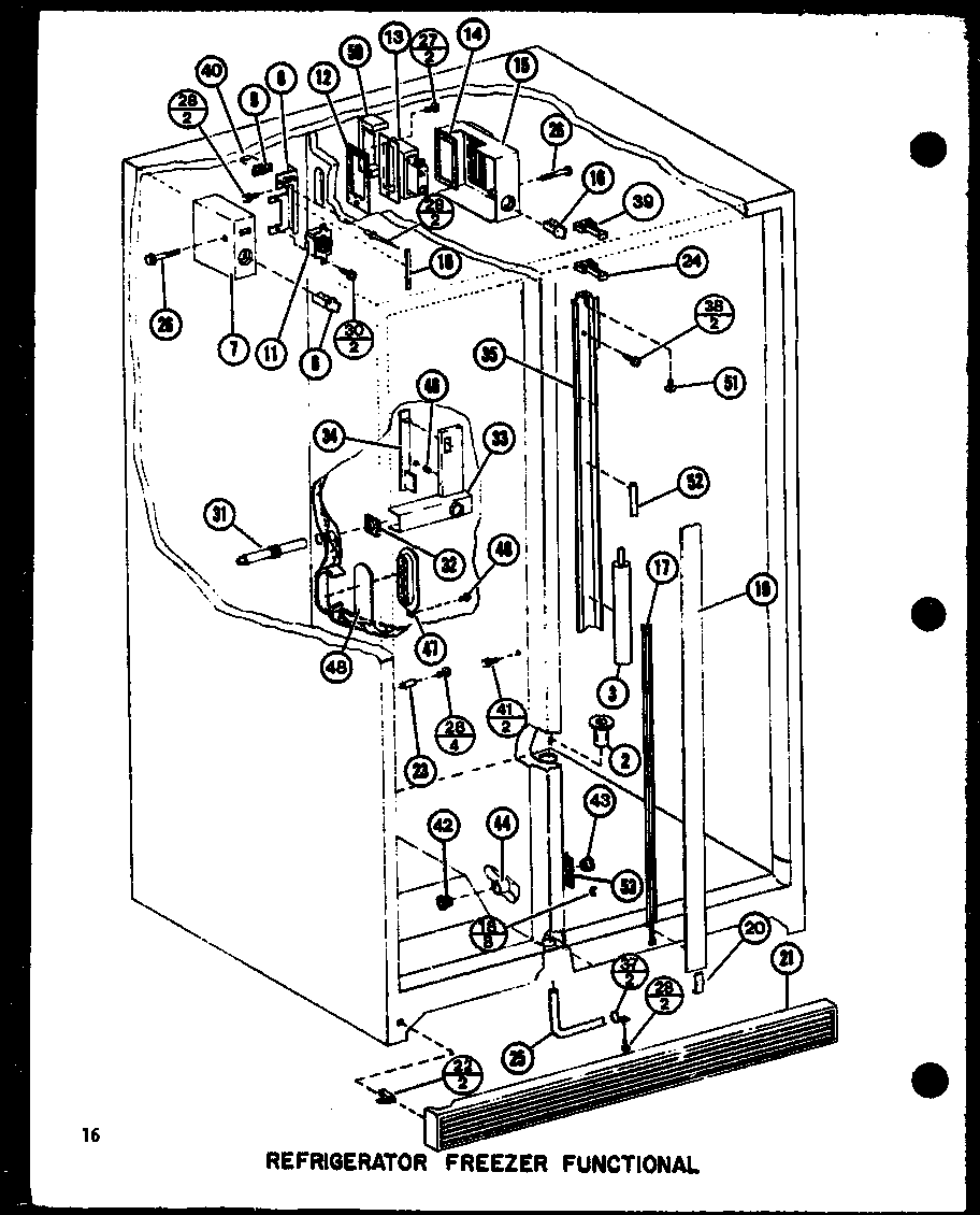 REFRIGERATOR FREEZER FUNCTIONAL