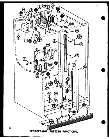Refrigerator freezer functional