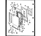 Amana SRI19G-P7745504W freezer door trim diagram