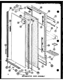 Refrigerator door assembly (sdi22g/p7745505w) (sdi22gg/p7745505wg) (sdi22gl/p7745505wl) (sdi25gc/p7745506wc) (sdi25g/p7745506w) (sdi25ga/p7745506wa) (sdi25gl/p7745506wl) (sdi25gg/p7745506wg)