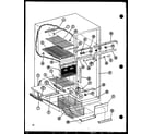 Amana SDI22G-P7745505W freezer shelves diagram