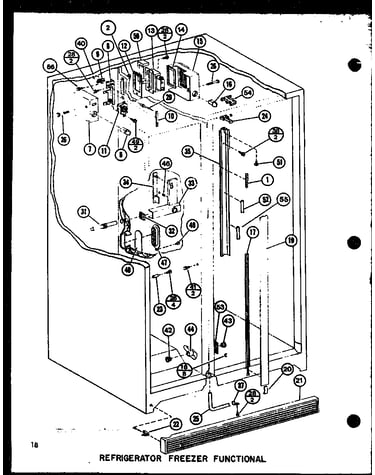 Refrigerator freezer functional