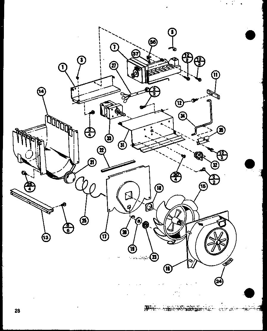 ICEMAKER/FAN, MOTOR