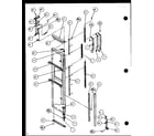 Amana SXD20JP-P7870124W freezer door (sxd20j/p7870123w) (sxd20jp/p7870124w) (sxd20jb/p7870131w) diagram