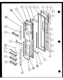 Freezer door (sxd20j/p7870123w) (sxd20jp/p7870124w) (sxd20jb/p7870131w)
