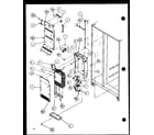 Amana SBD20J-P7870126W evaporator and air handling (sxd20j/p7870123w) (sxd20jp/p7870124w) (sxd20jb/p7870131w) diagram
