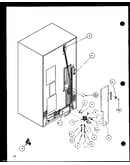 Cabinet back (sxd20j/p7870123w) (sxd20jp/p7870124w) (sxd20jb/p7870131w)
