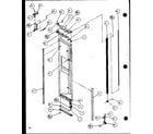 Amana SXD20JP-P7870124W freezer door (sbd20j/p7870126w) diagram