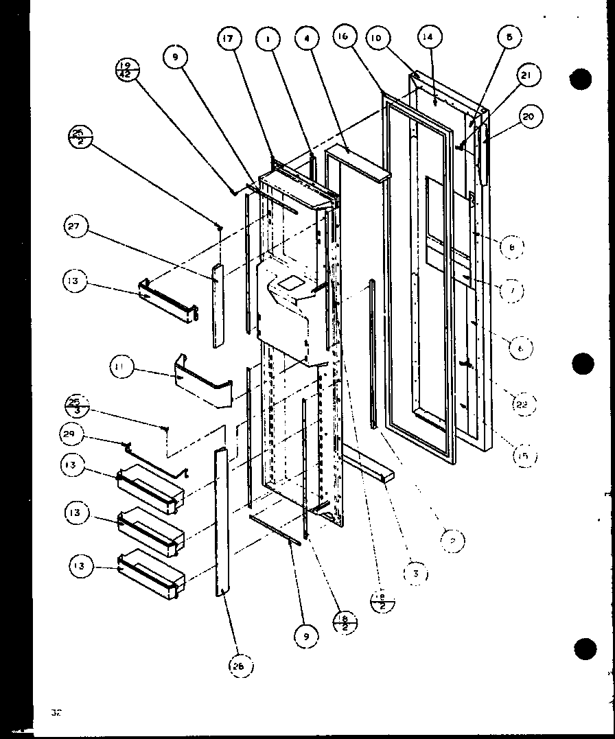 Freezer door (sbd20j/p7870126w)