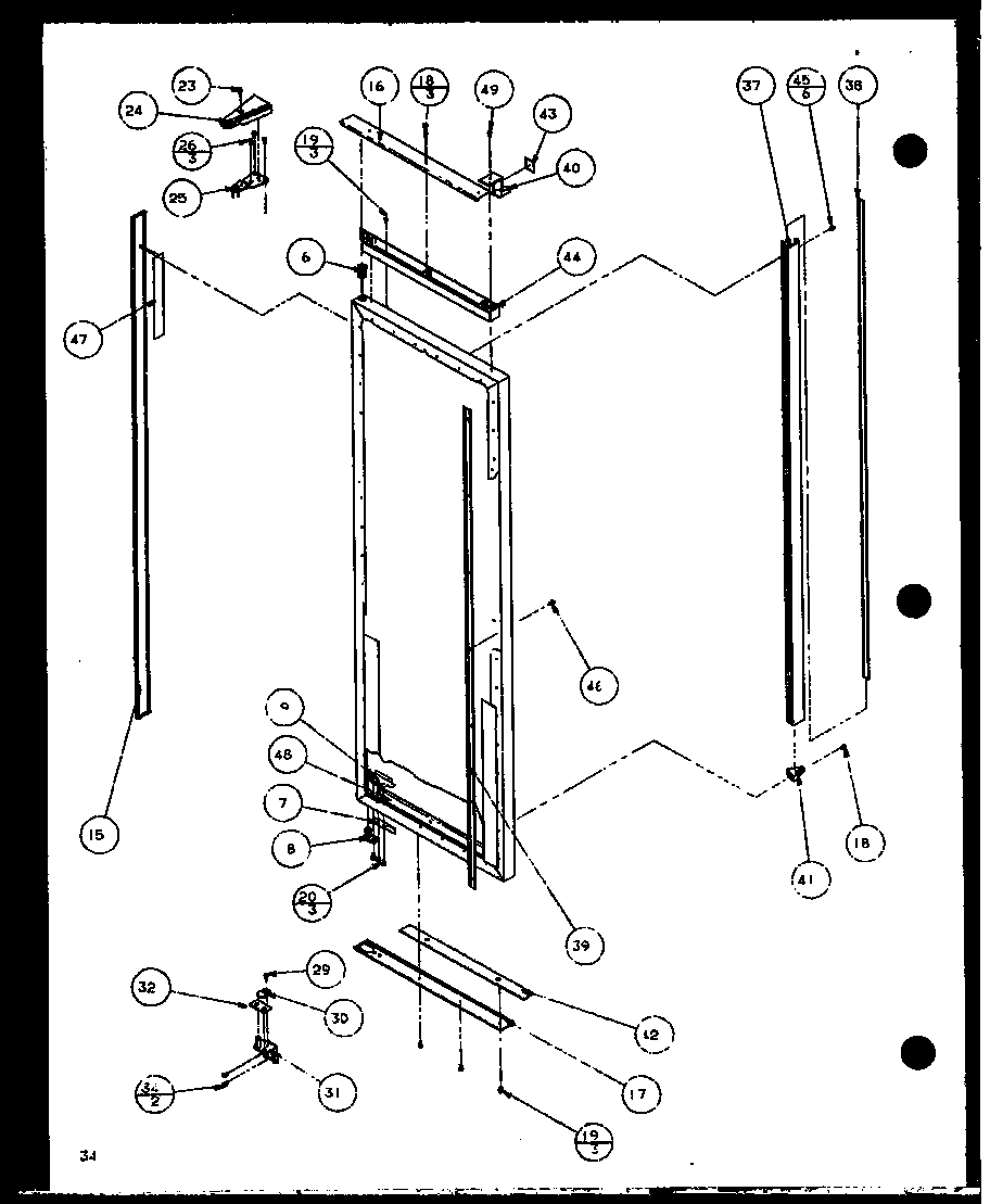 Refrigerator door (sbd20j/p7870126w)