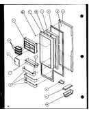 Refrigerator door (sbd20j/p7870126w)