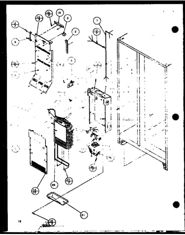 Evaporator and air handling