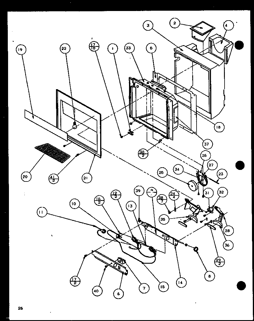 ICE AND WATER CAVITY