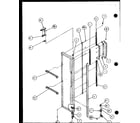 Amana SL25J-P1116207W freezer door (sl22jb/p1116005w) (sl22jb/p1116006w) diagram