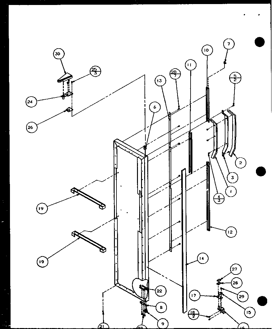 FREEZER DOOR (SL22JB/P1116005W) (SL22JB/P1116006W)
