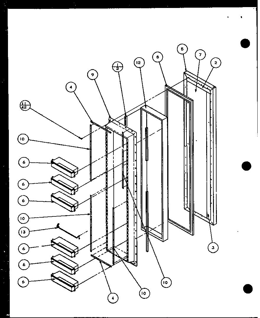 FREEZER DOOR (SL22JB/P1116005W) (SL22JB/P1116006W)