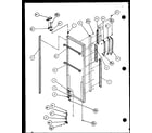 Amana SL22JB-P1116206W refrigerator door (sl22jb/p1116005w) (sl22jb/p1116006w) diagram