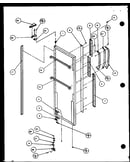 Refrigerator door (sl22jb/p1116005w) (sl22jb/p1116006w)