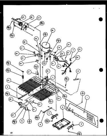Machine compartment (sl22jb/p1116205w) (sl22jb/p1116206w)