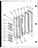 Freezer door (sl25j/p1116207w) (sl25j/p1116208w)