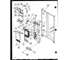 Amana SL22JB-P1116205W freezer evaporator and air handling (sl25j/p1116207w) (sl25j/p1116208w) diagram