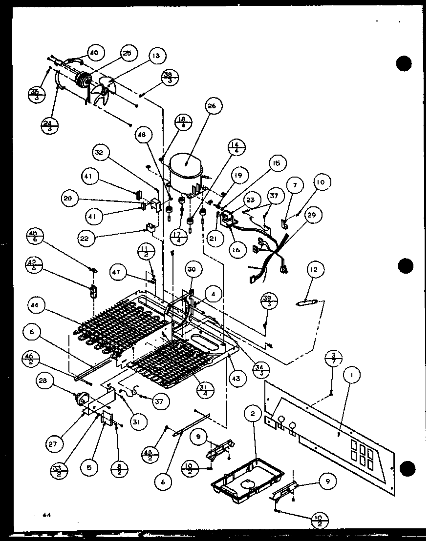 MACHINE COMPARTMENT (SL25J/P1116207W) (SL25J/P1116208W)