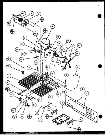 Machine compartment (sl25j/p1116207w) (sl25j/p1116208w)
