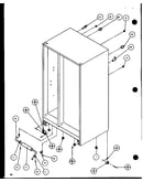 Rollers and cabinet baccomponents (sl25j/p1116207w) (sl25j/p1116208w)
