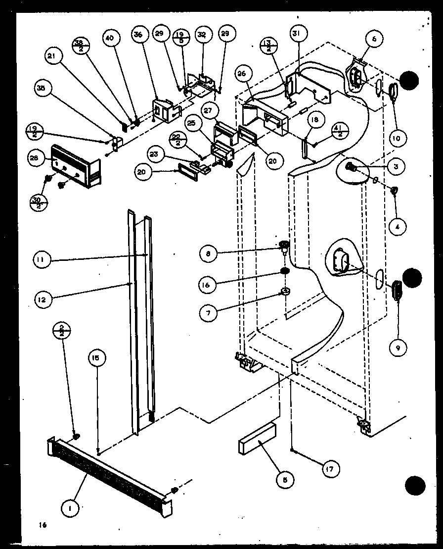 REFRIGERATOR (SX22J/P1116003W) (SX22J/P1116004W) (SX25J/P1116205W) (SX25J/P1116206W)