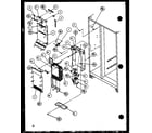Amana SX25J-P1116205W freezer evaporator and air handling (sx22j/p1116003w) (sx22j/p1116004w) (sx25j/p1116205w) (sx25j/p1116206w) diagram