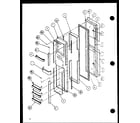 Amana SZDE20KB-P1117602W freezer door diagram